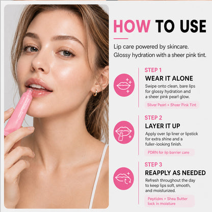 PDRN Peptide Glossy Lip Balm